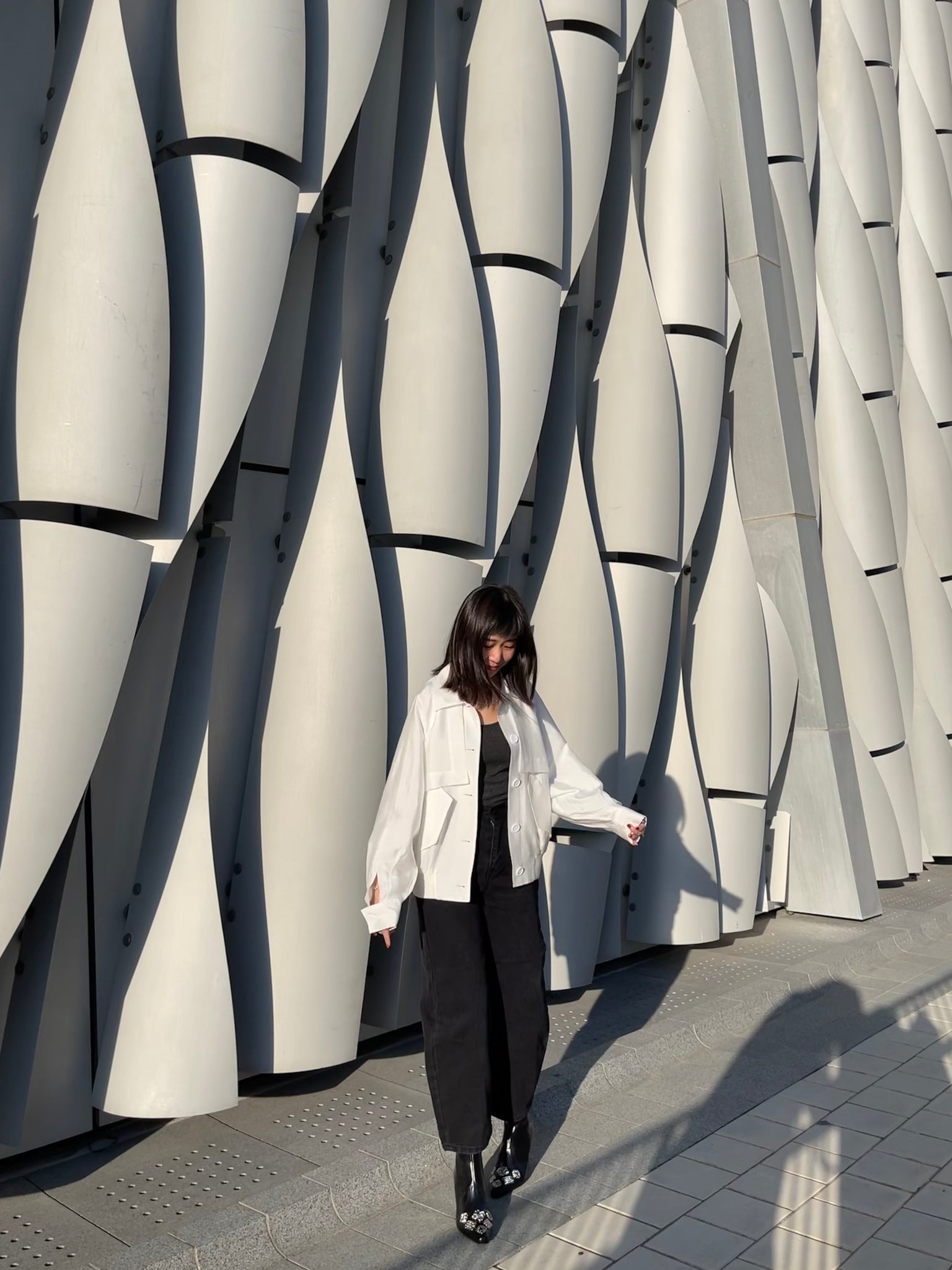 SSS Light Weight Bomber Jacket Ivory