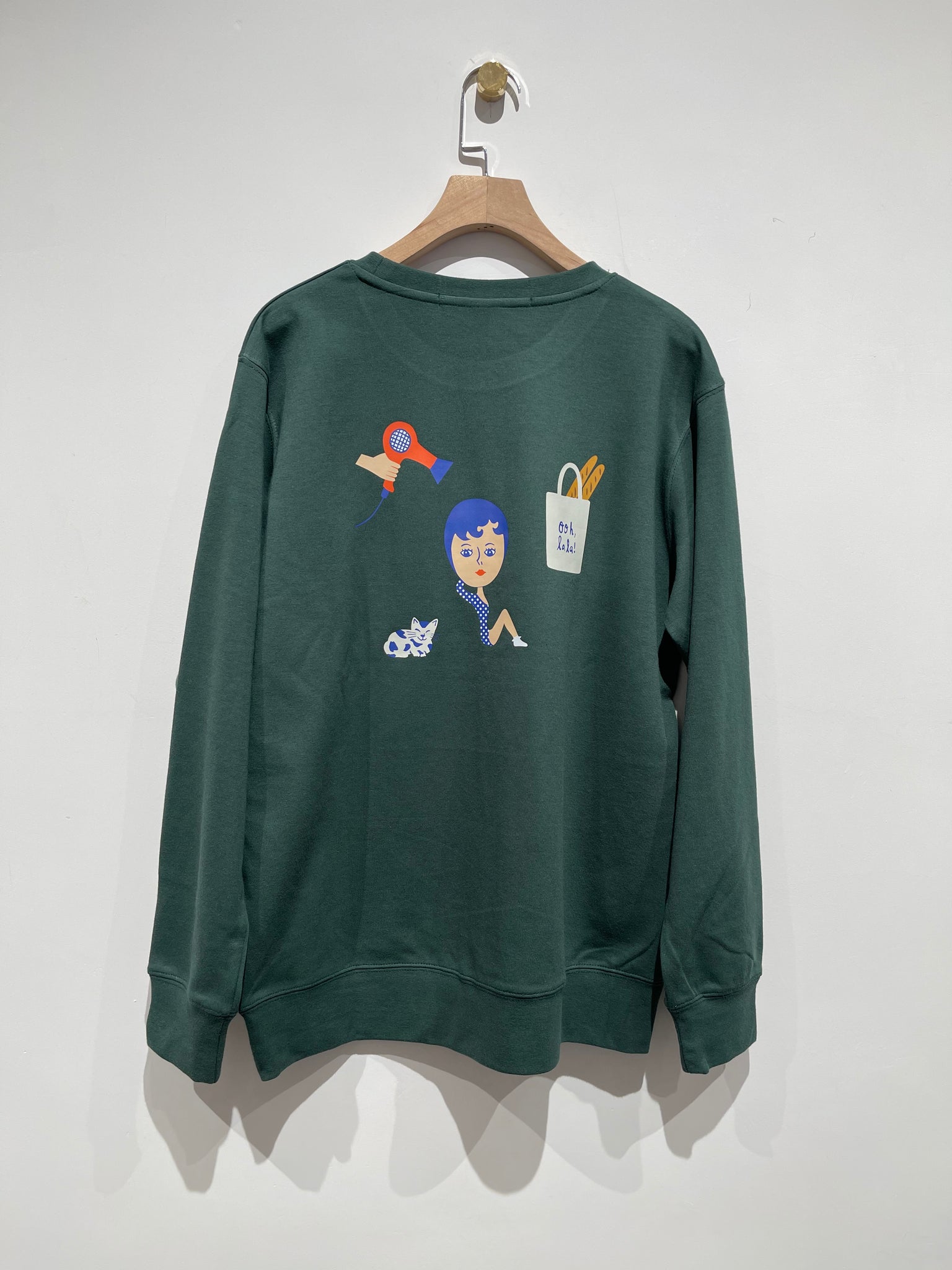 1537 Book Aurore Sweater Dark Green