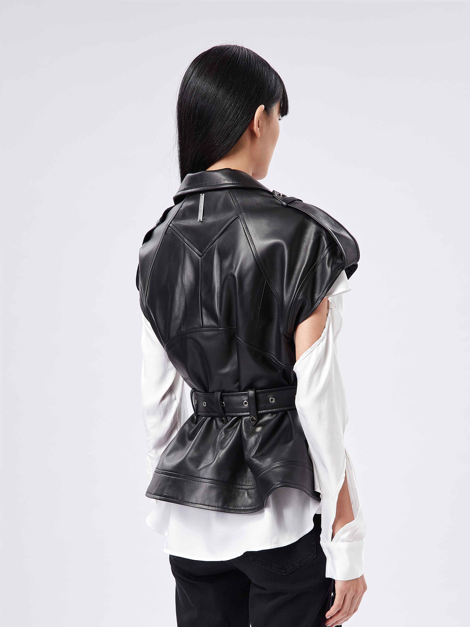 Back-Rock Leather Gilet