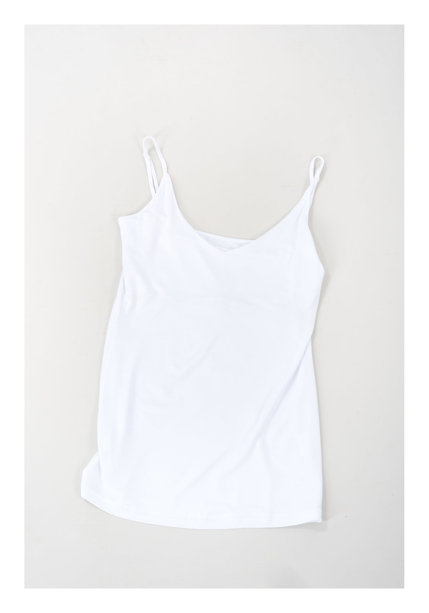 V Neck Vest White - whoami