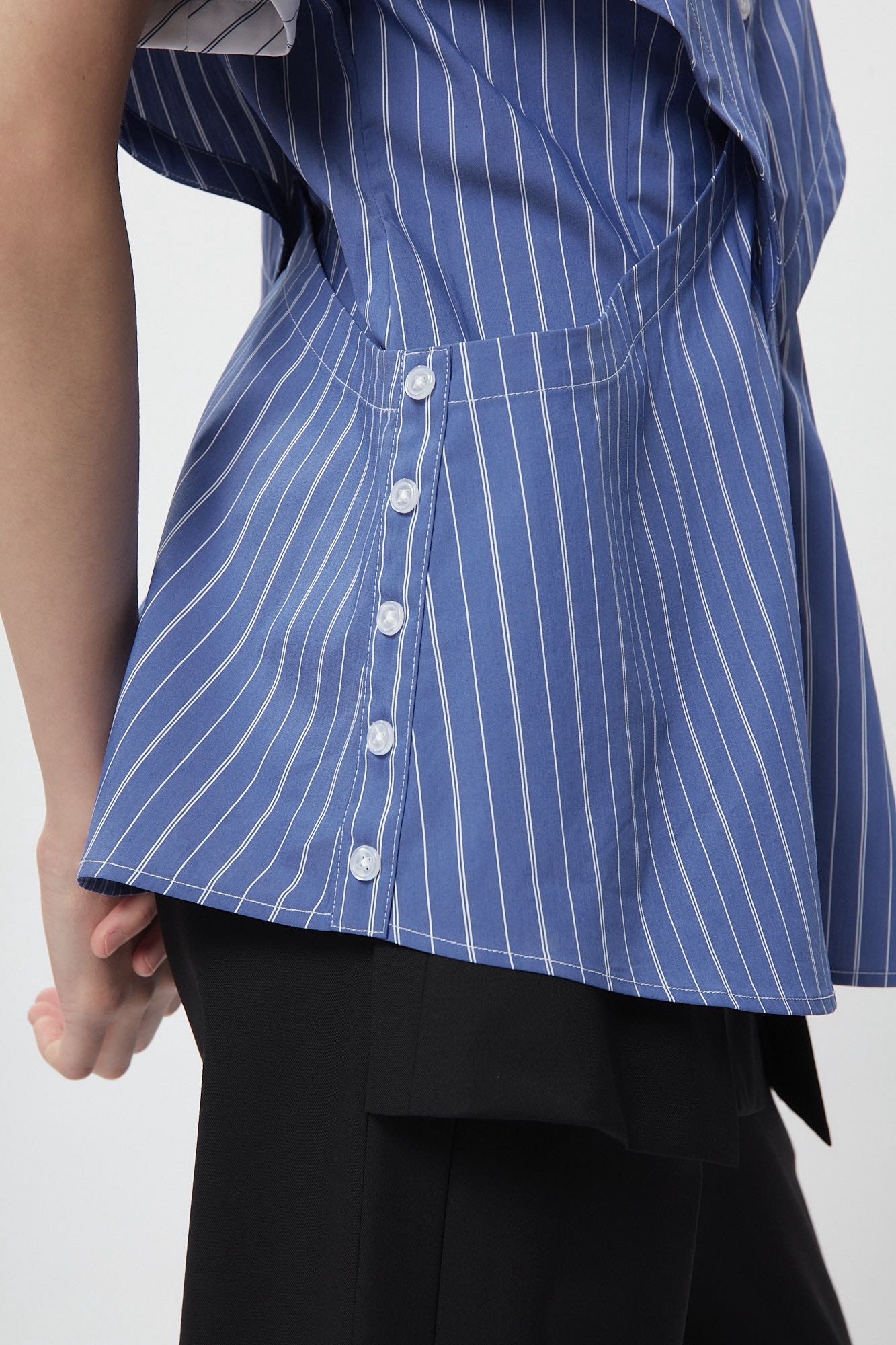 Structural Waistline Shirt Stripe