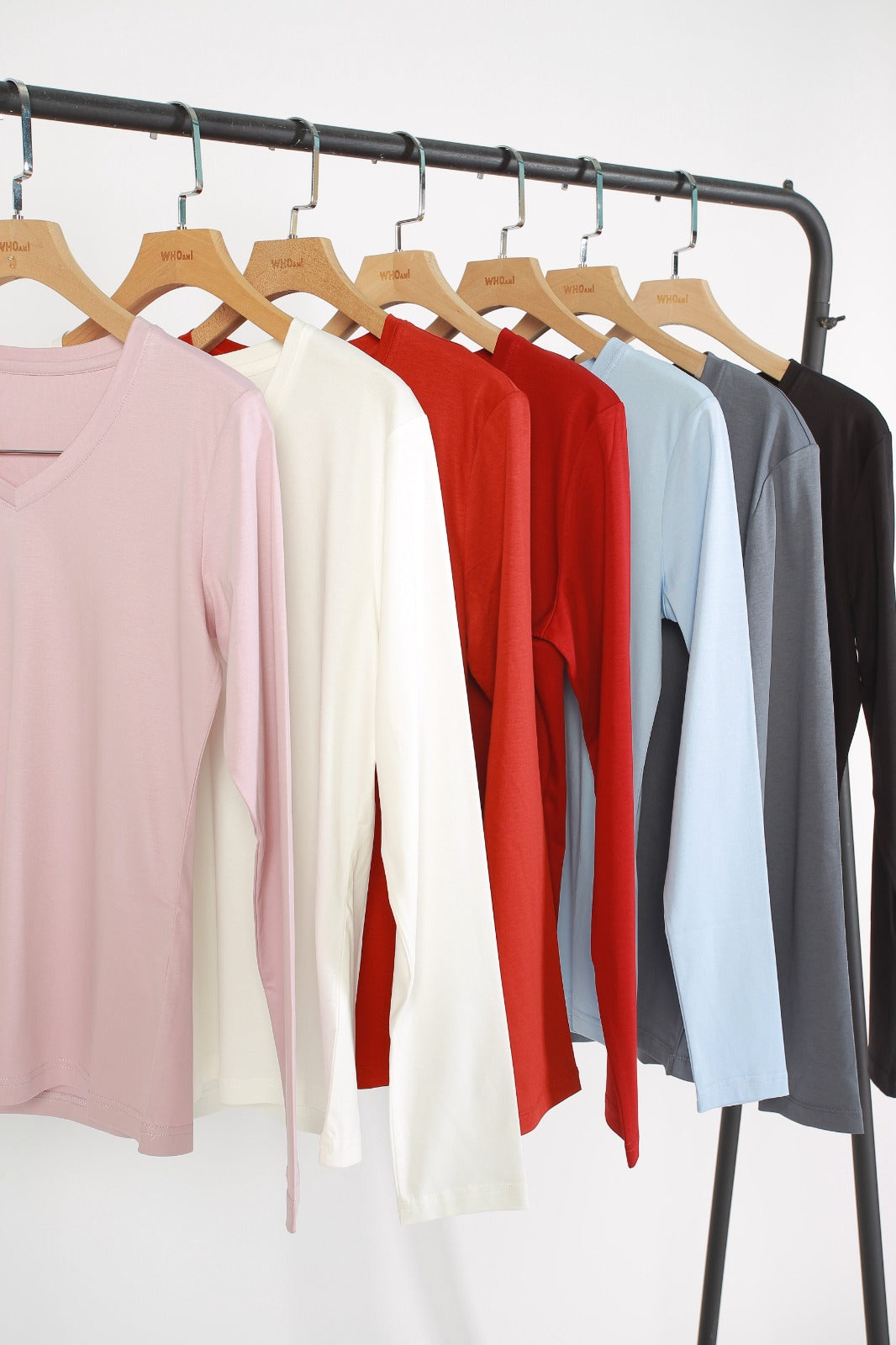 Must Buy V Neck Long Sleeve Tee