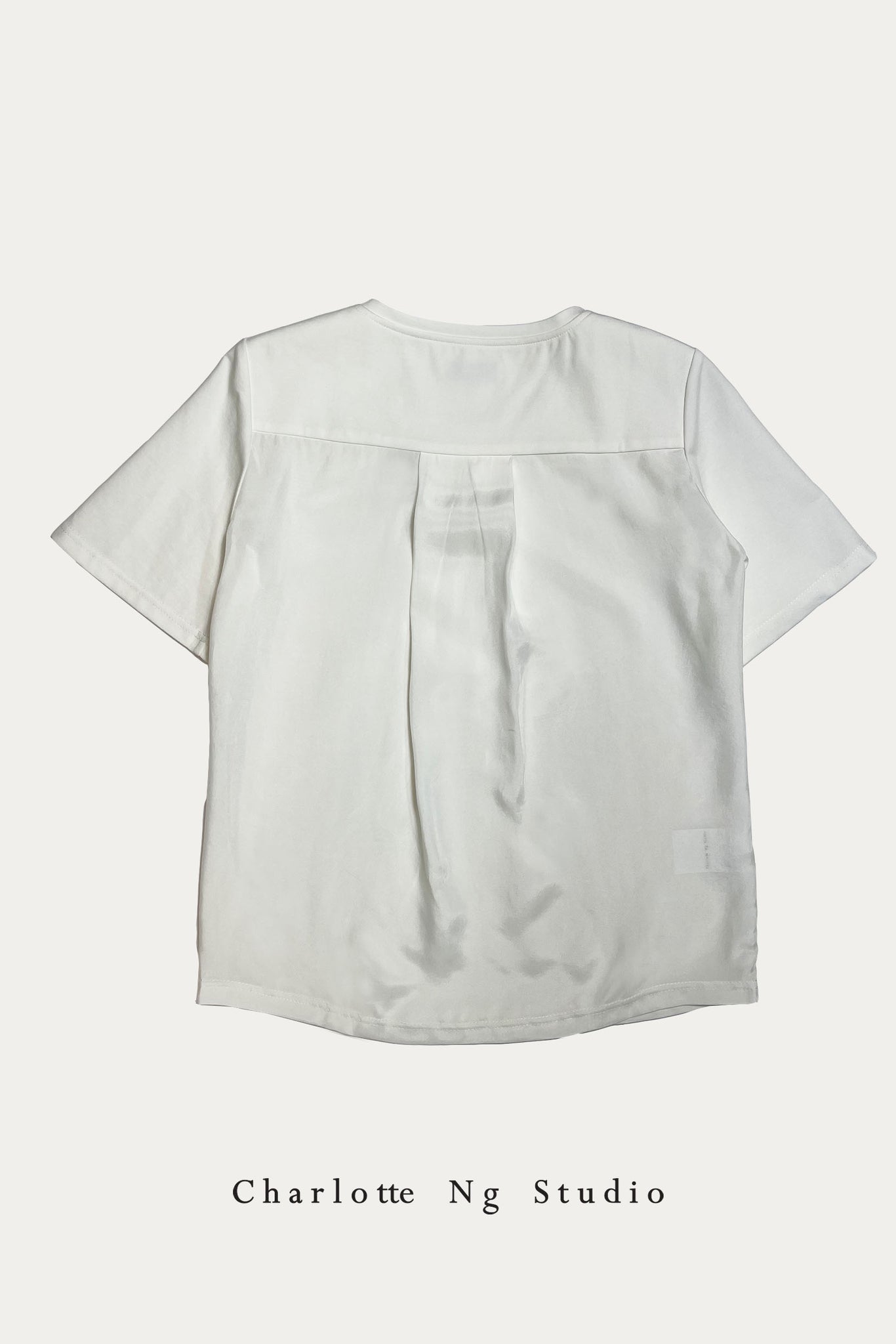 Eyelet Premium Tee White