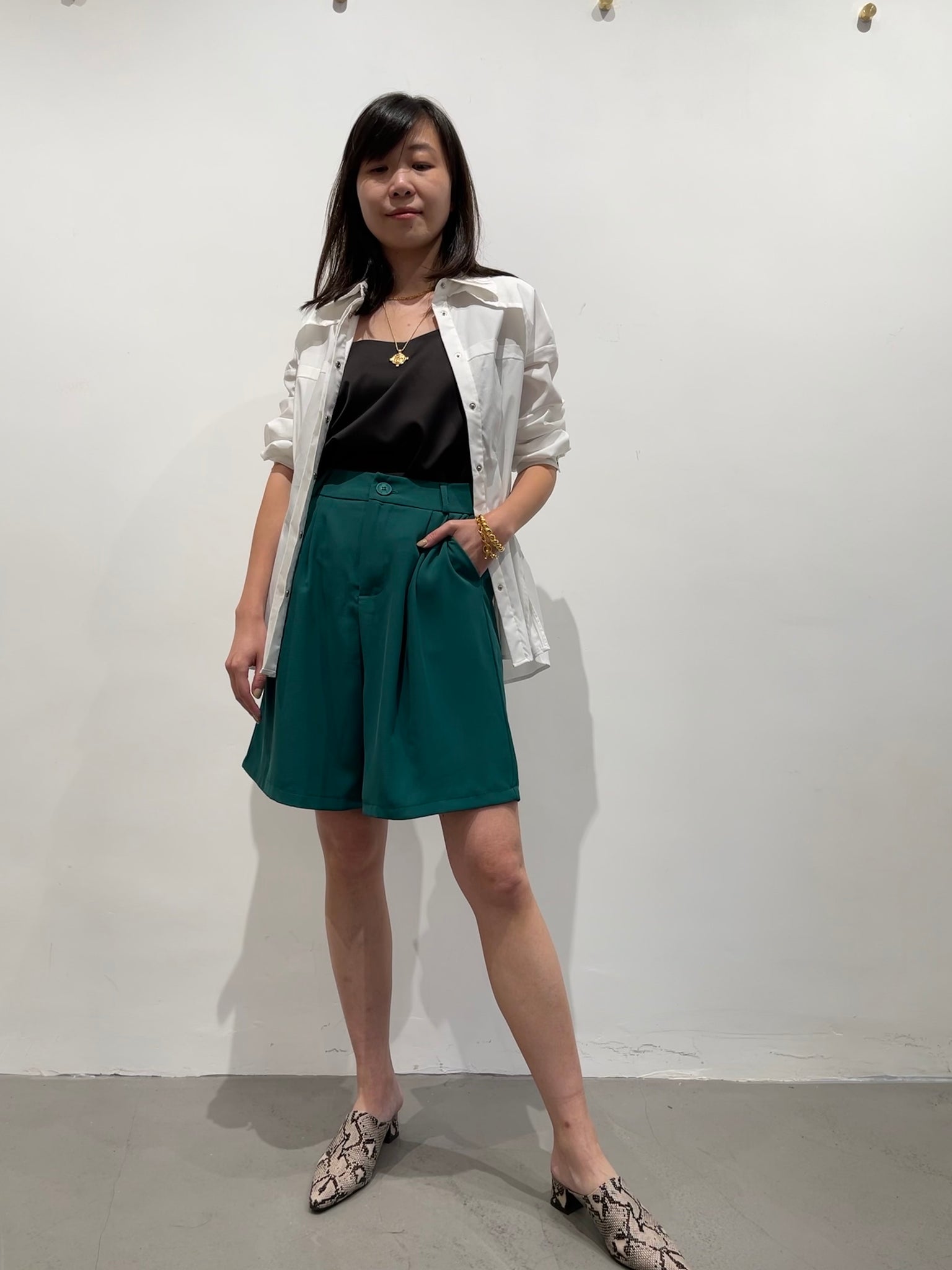 Daily Bermuda Shorts Green