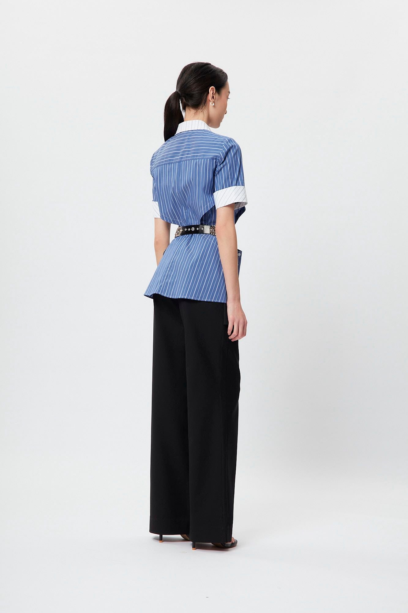 Structural Waistline Shirt Stripe