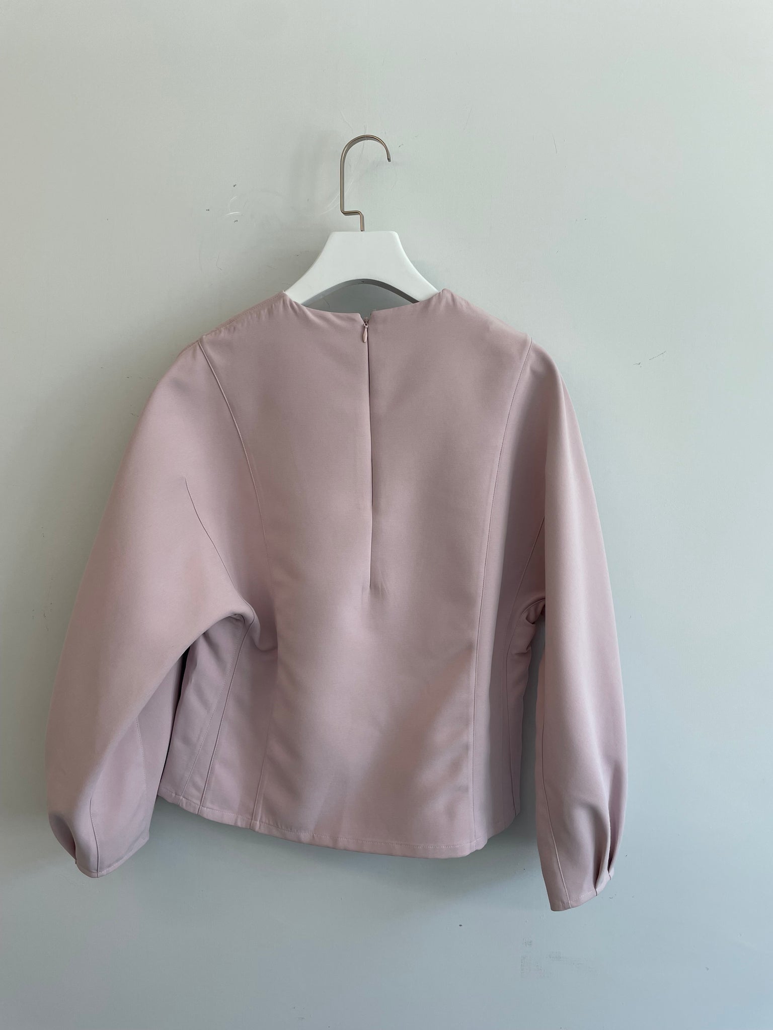 Structural Puff Blouse Pink