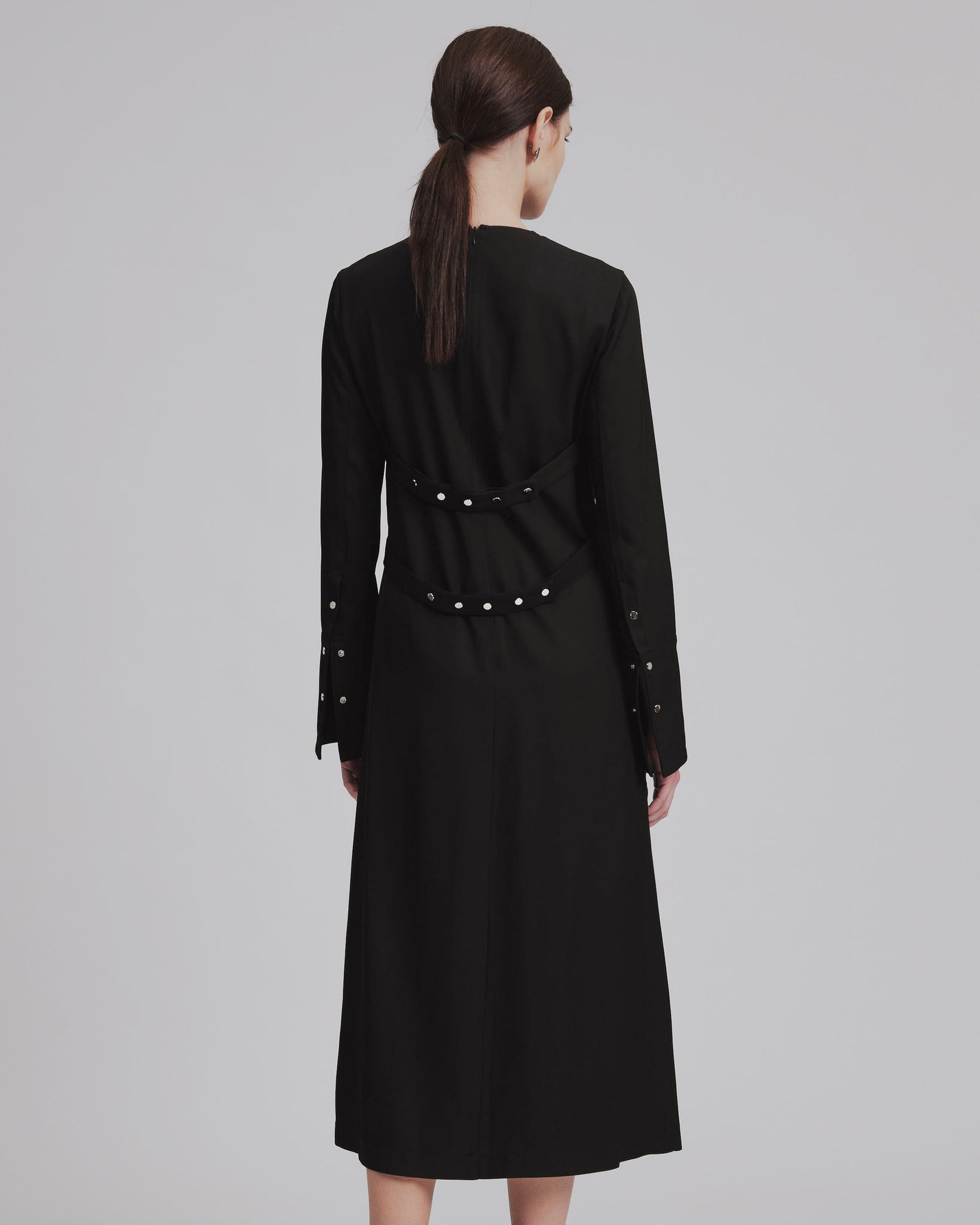Back Snapped Corset Dress - whoami