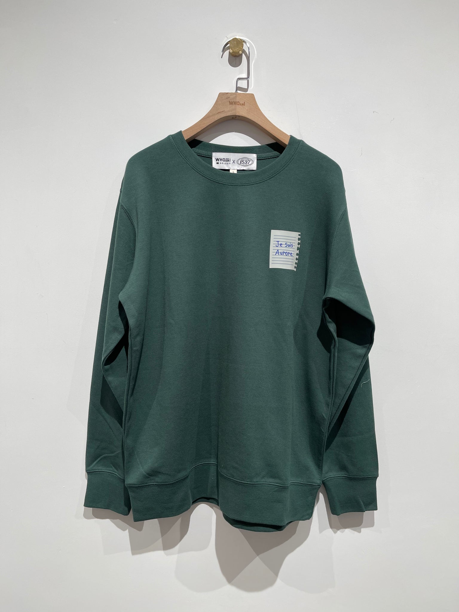 1537 Book Aurore Sweater Dark Green