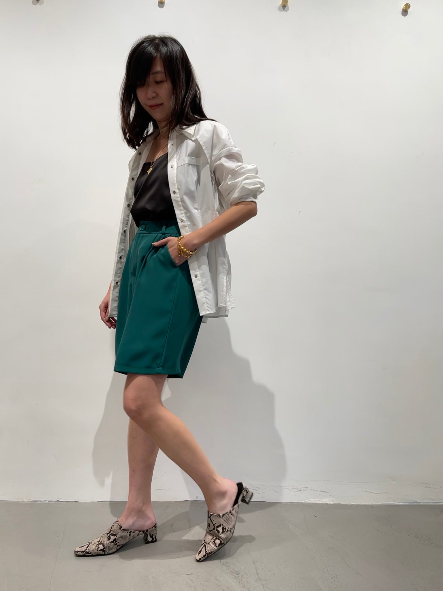 Daily Bermuda Shorts Green
