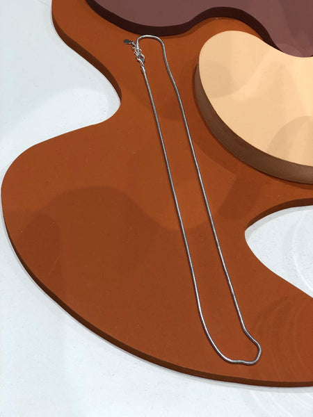 925 Silver Classic Bold Snake Necklace - whoami