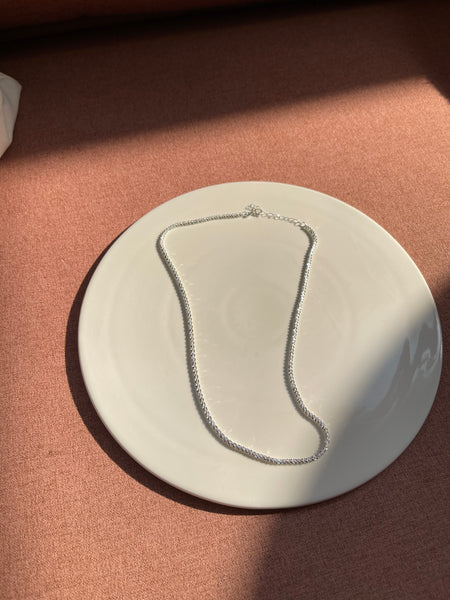 925 Silver Reflective Sparkle Necklace