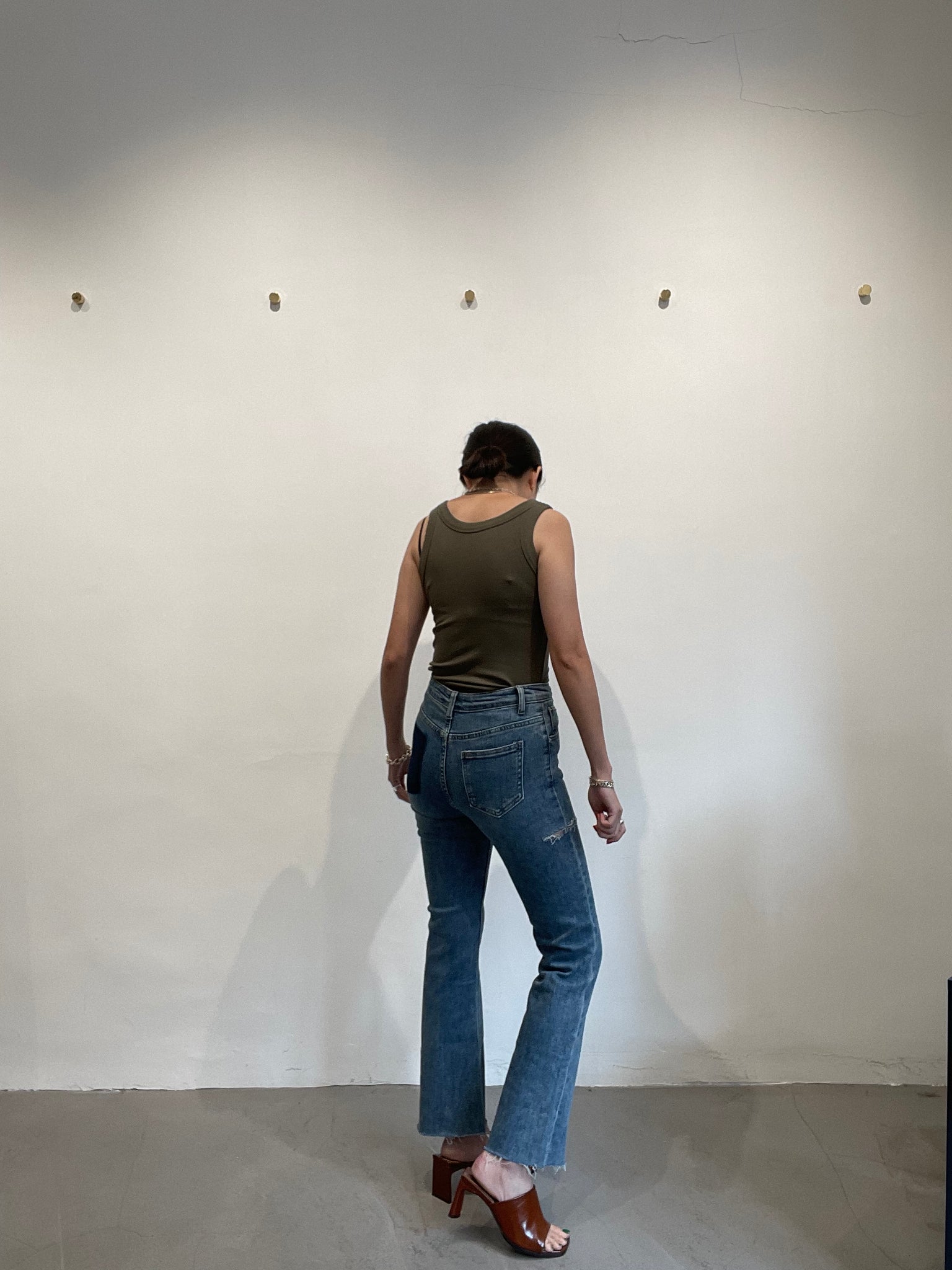 Broken Boot Cut Jeans