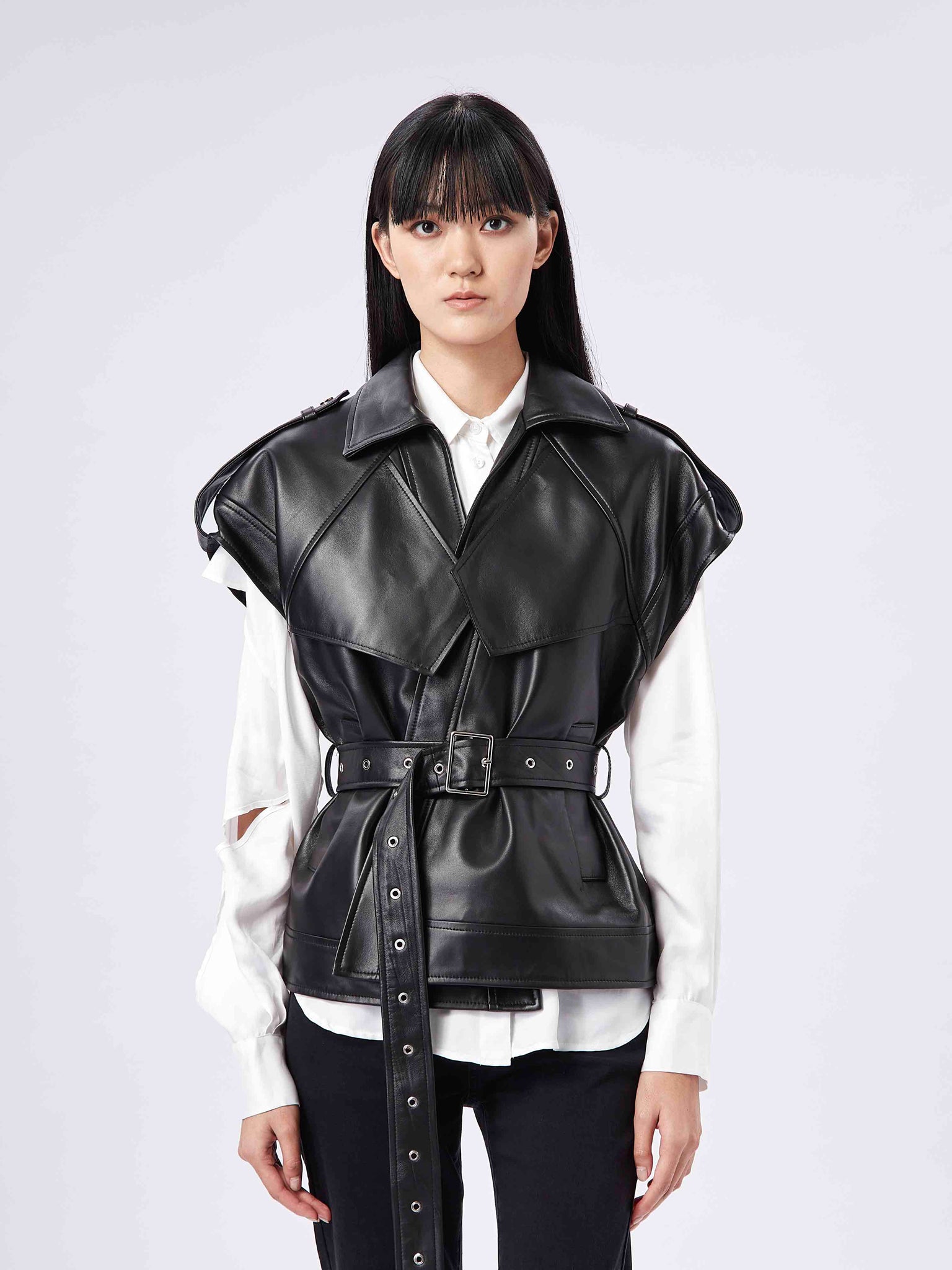 Back-Rock Leather Gilet