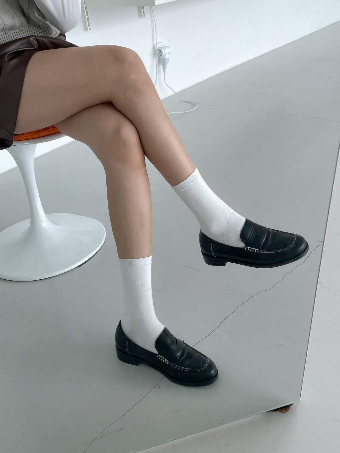 (Discontinued) Stitched Loafer Black