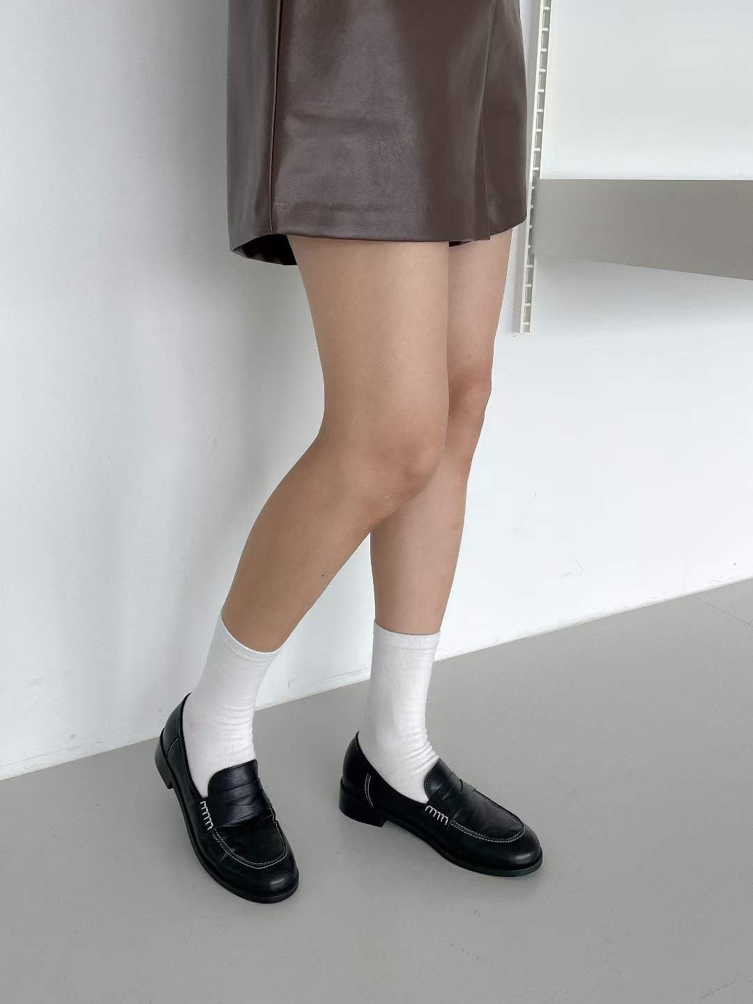 (Discontinued) Stitched Loafer Black