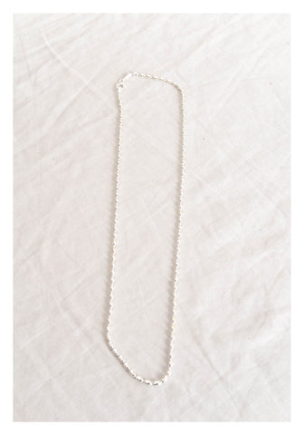 925 Silver Classic Oval Dot Necklace - whoami
