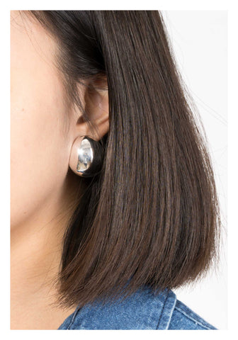 925 Silver Oval Eggs Earrings - whoami