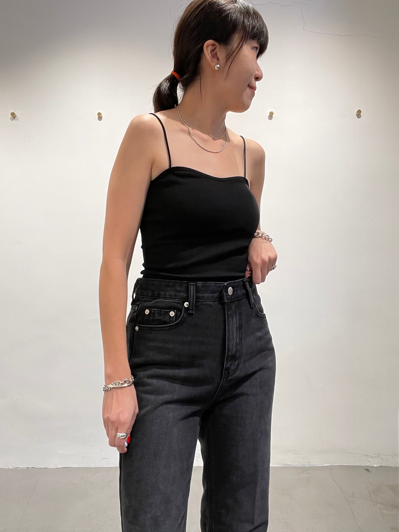 Premium Slim Straight Cut Jeans Black