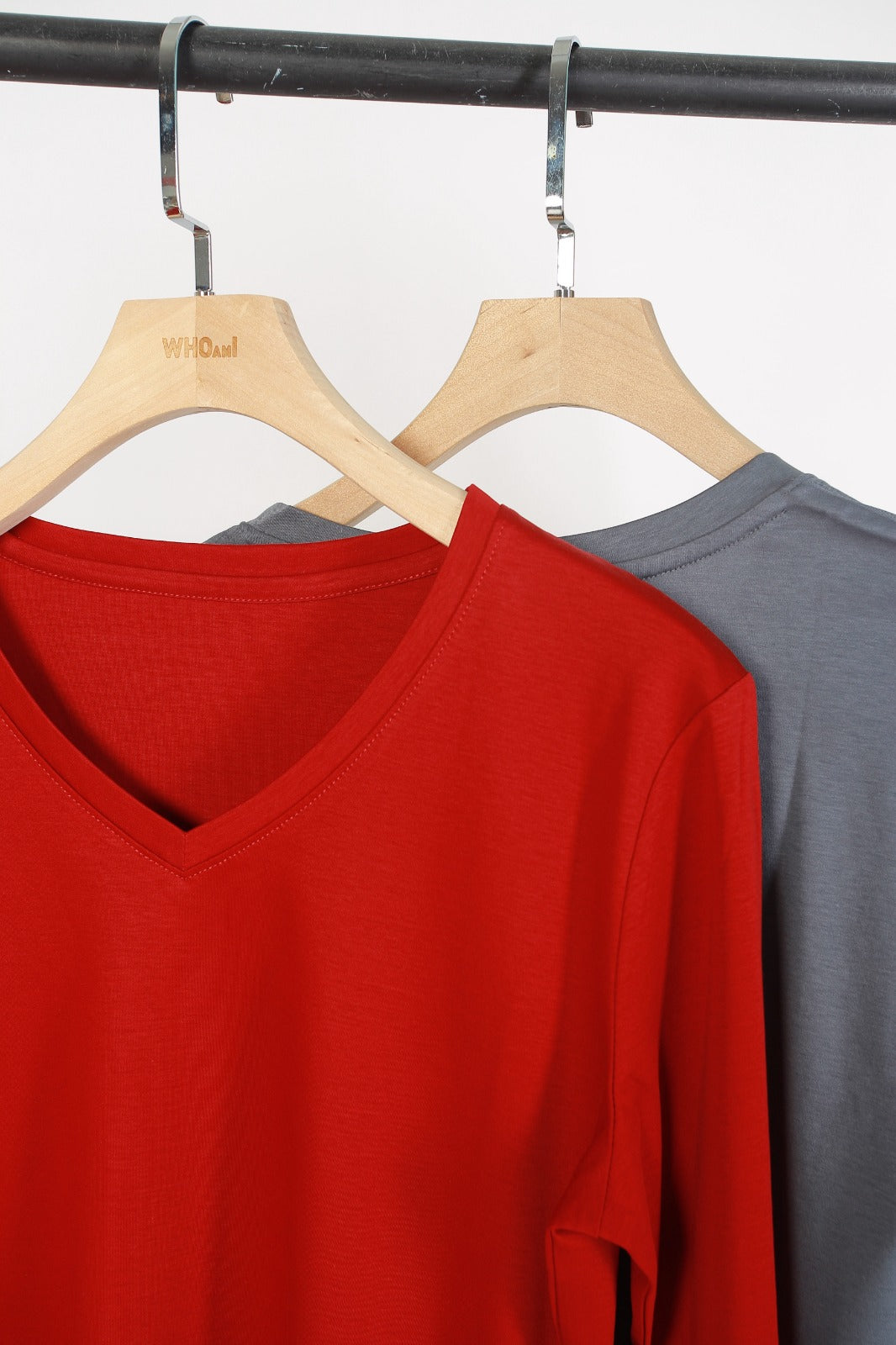 Must Buy V Neck Long Sleeve Tee