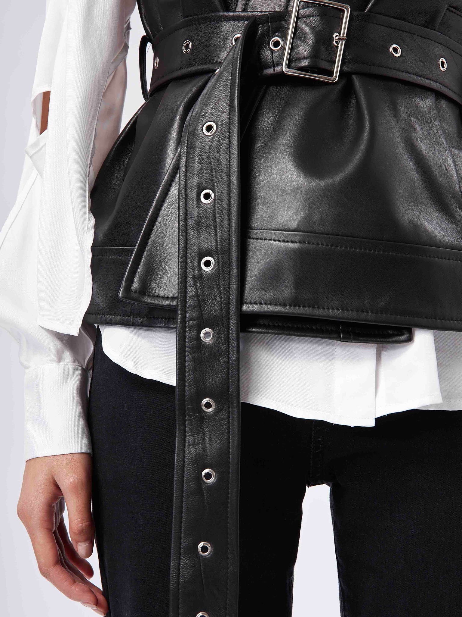 Back-Rock Leather Gilet