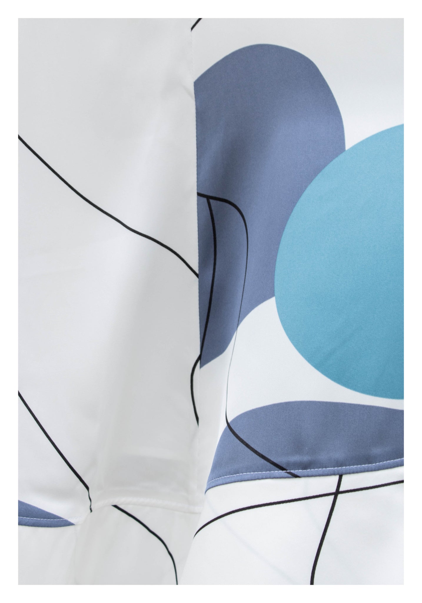 Artwork Maxi Skirt Blue - whoami