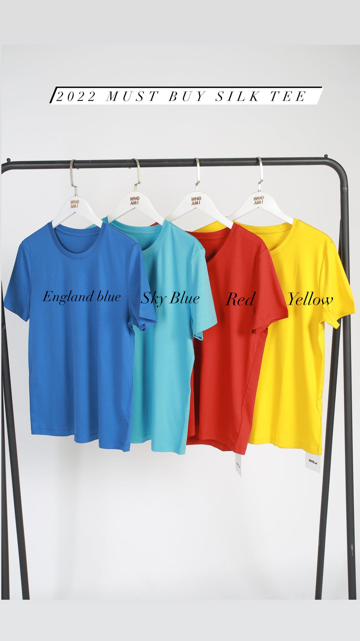 2022 Must Buy Silk Crew Neck Tee