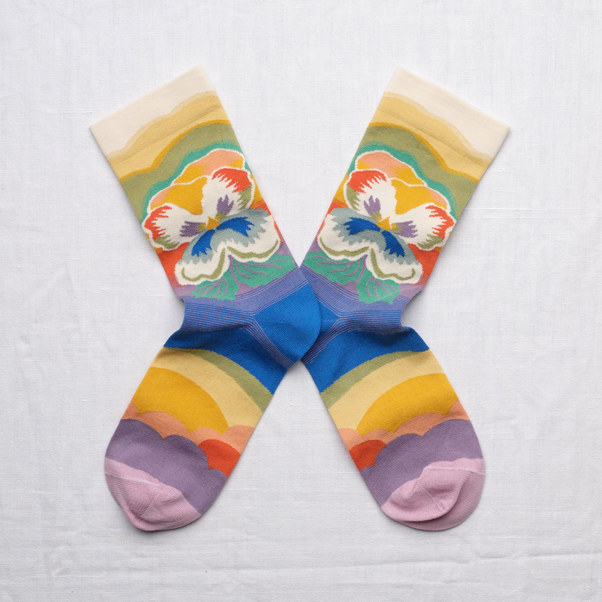 Le Bal Pansy Socks Multico