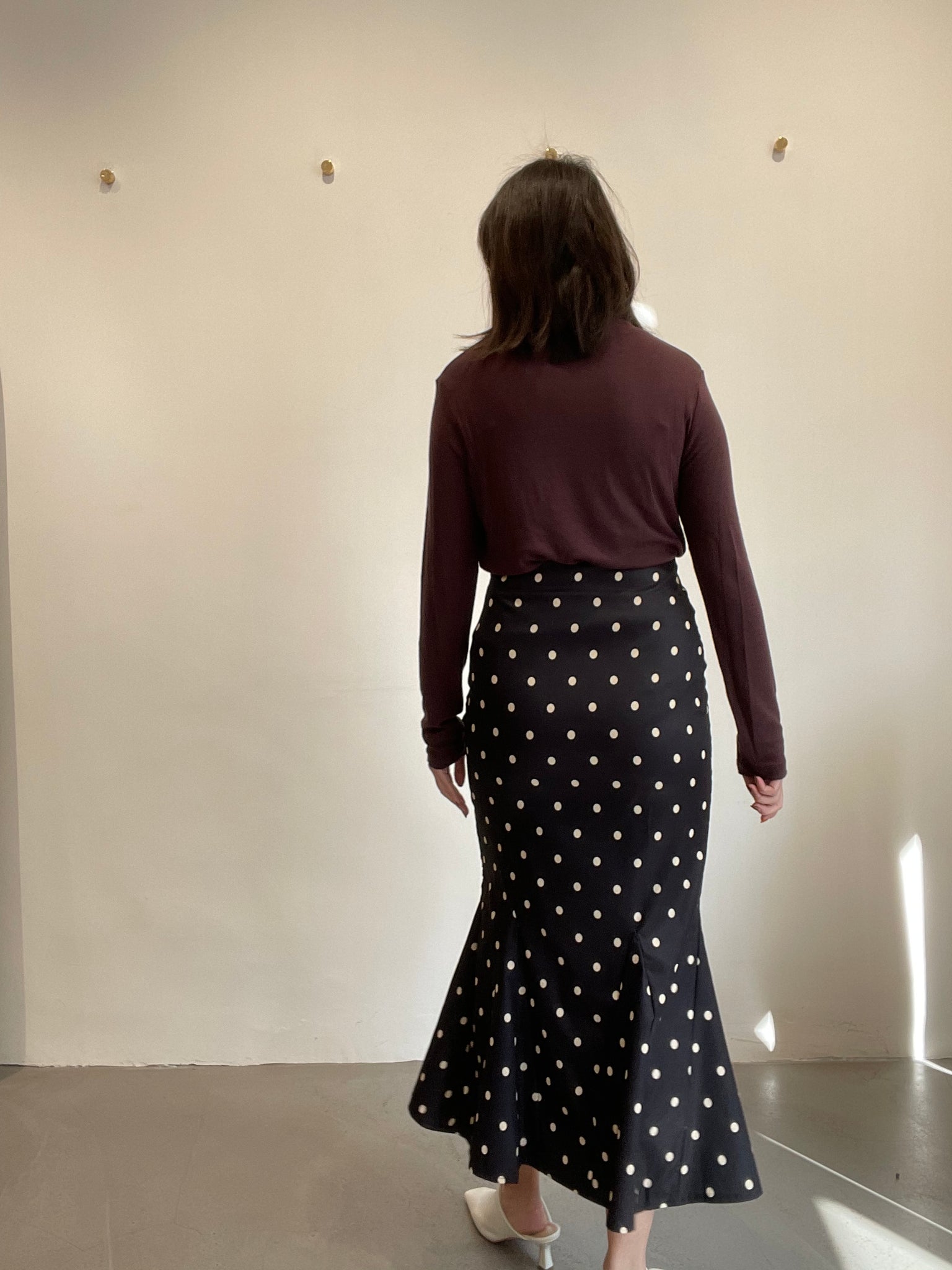 Dot Fish Tail Skirt
