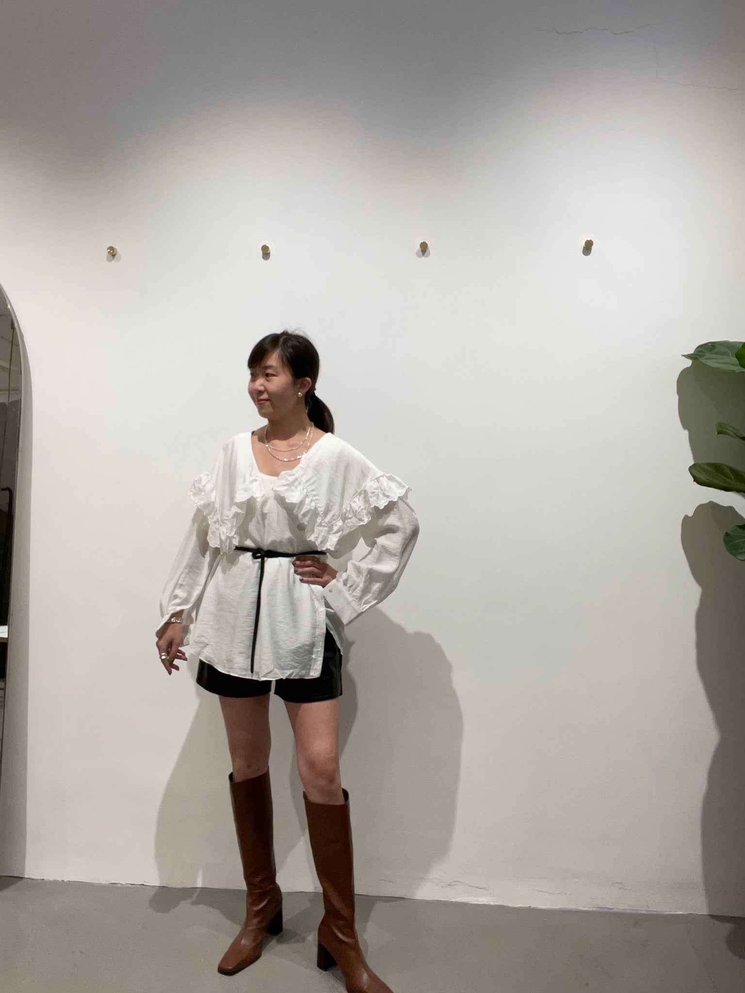 Quality Faux Leather Mini Shorts