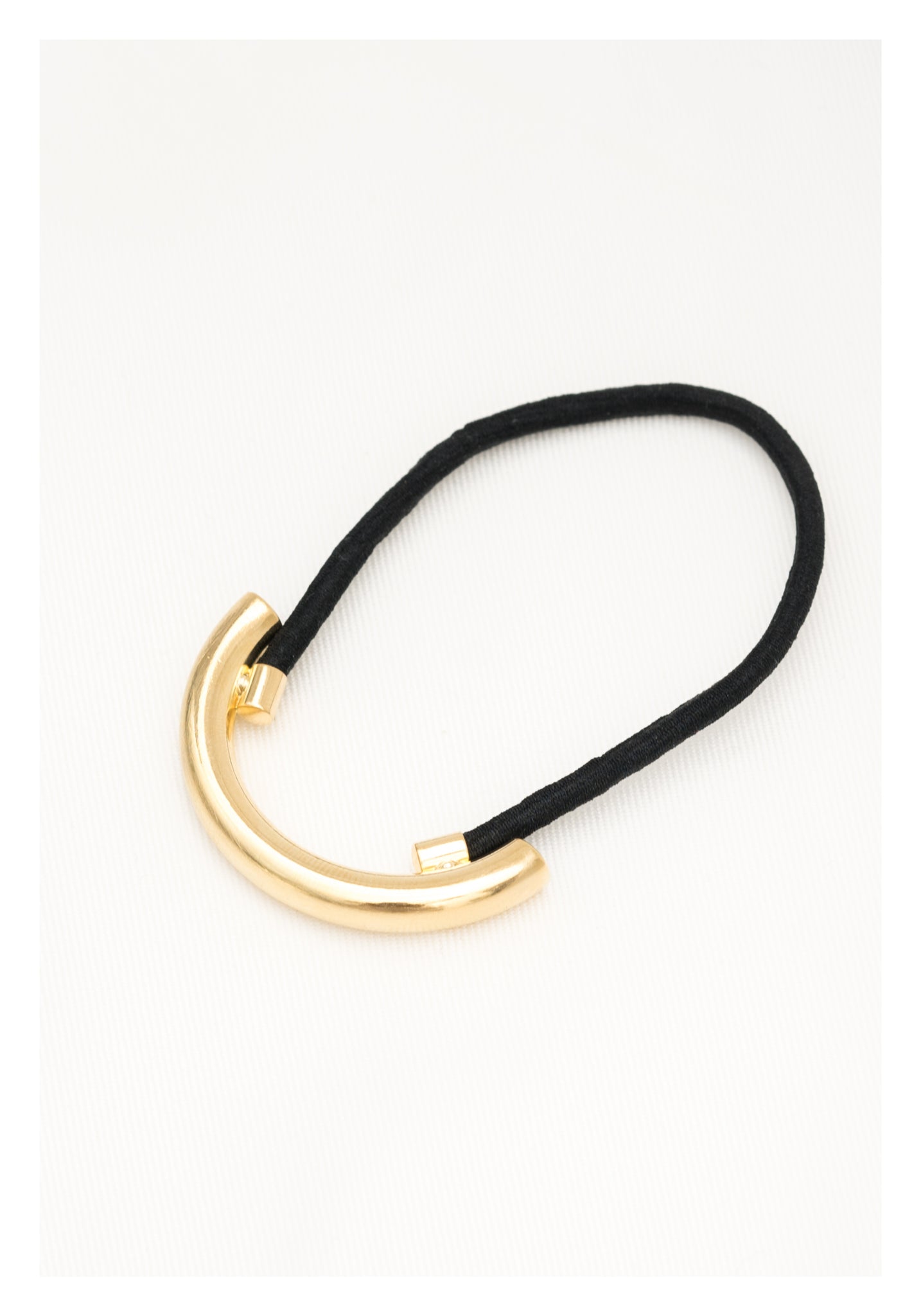 Curve Tube Hairband Gold - whoami