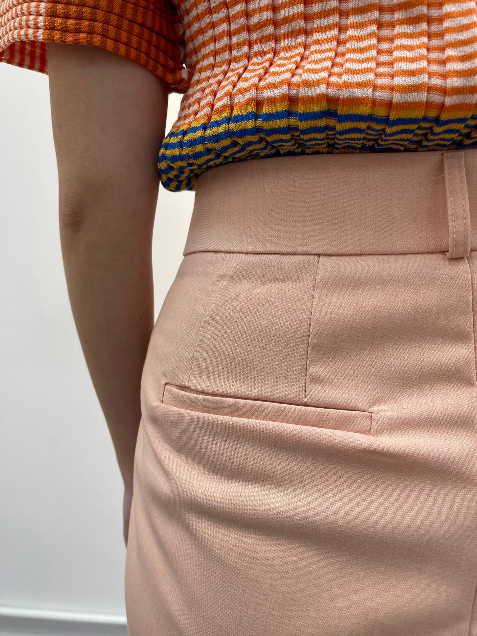 Daily Nice Cut Pants Light Pink