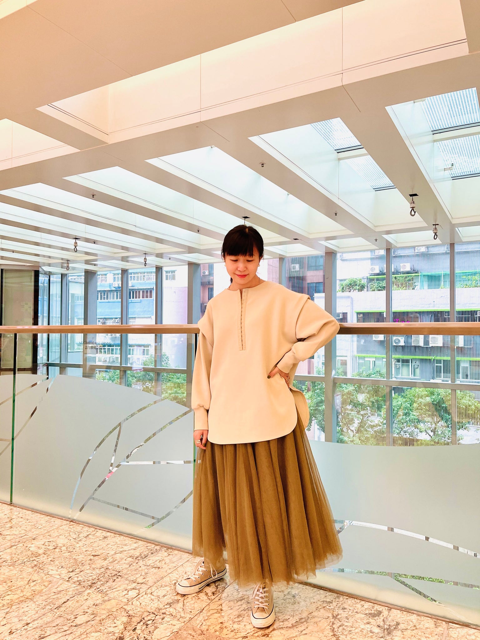 Tulle Skirt Olive