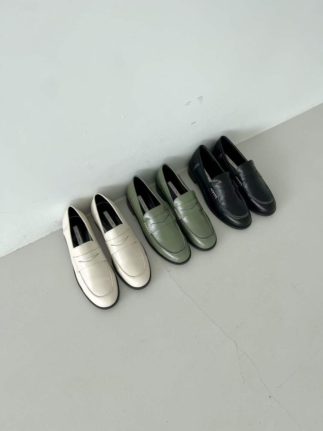 Stitched Loafer White