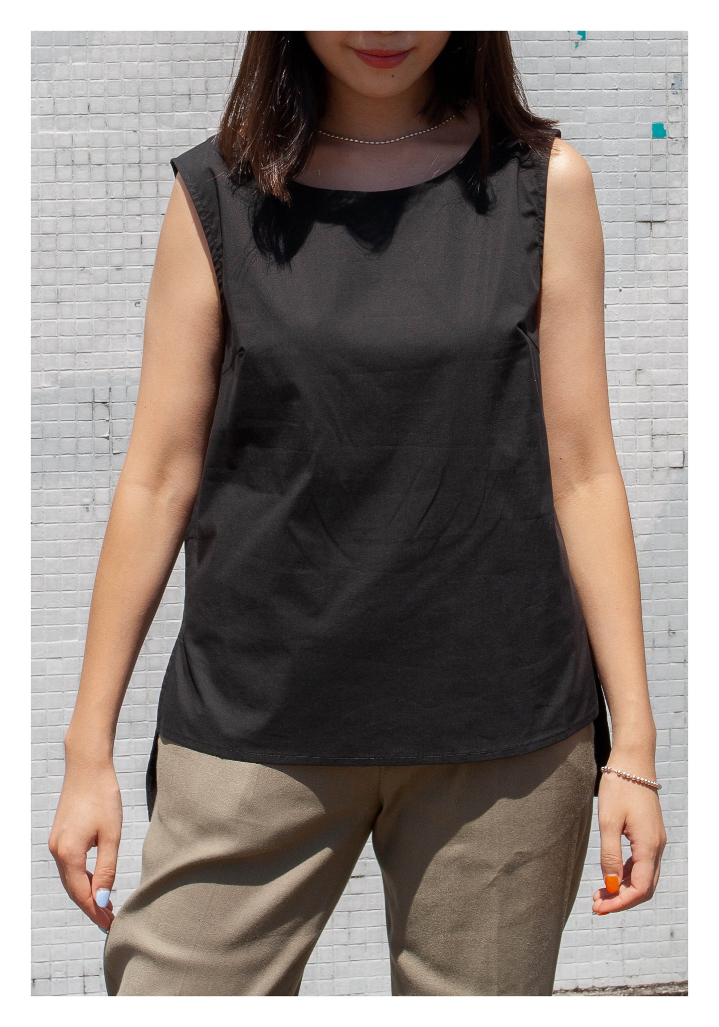 Essential Summer Vest Black - whoami