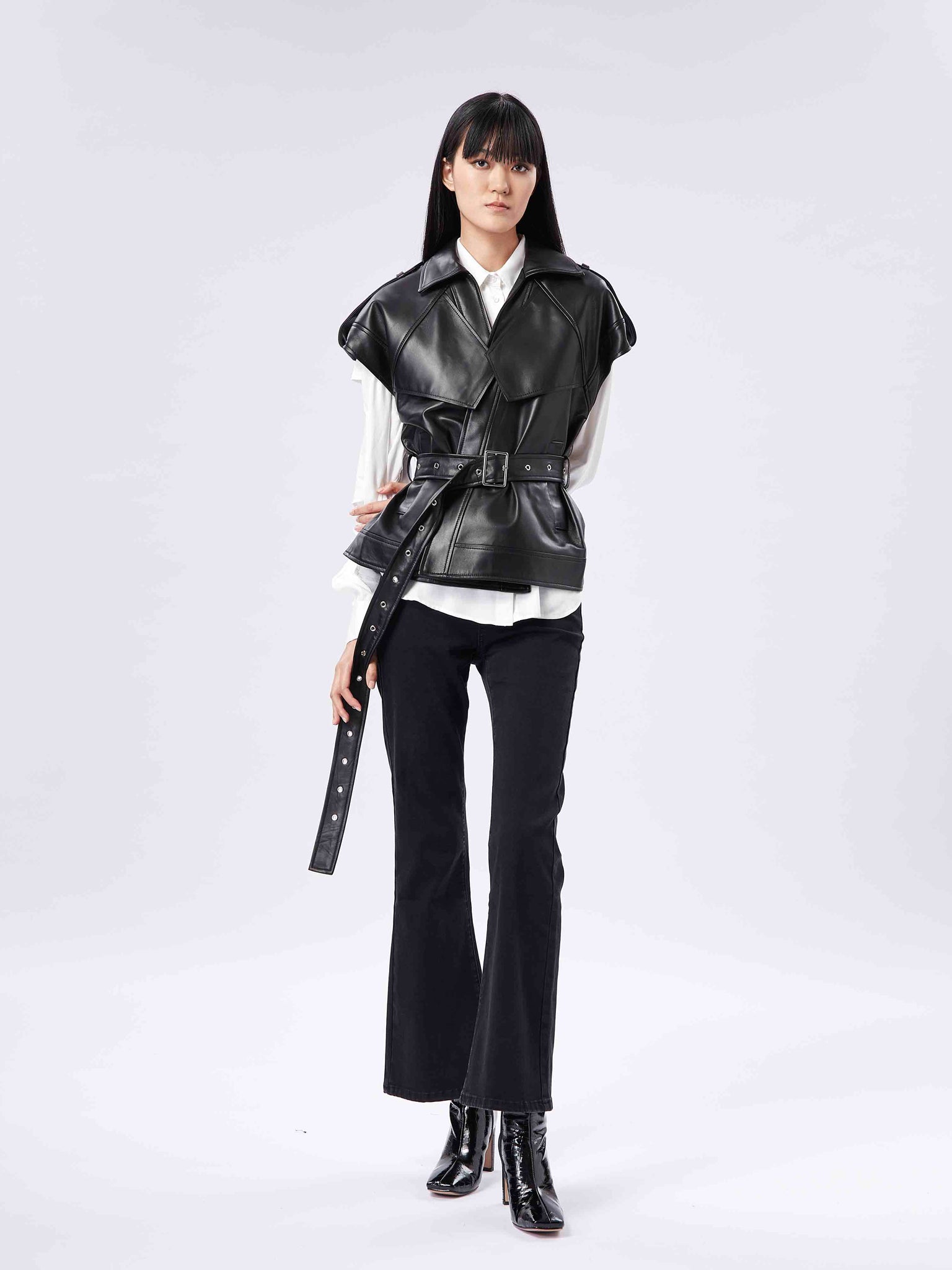 Back-Rock Leather Gilet