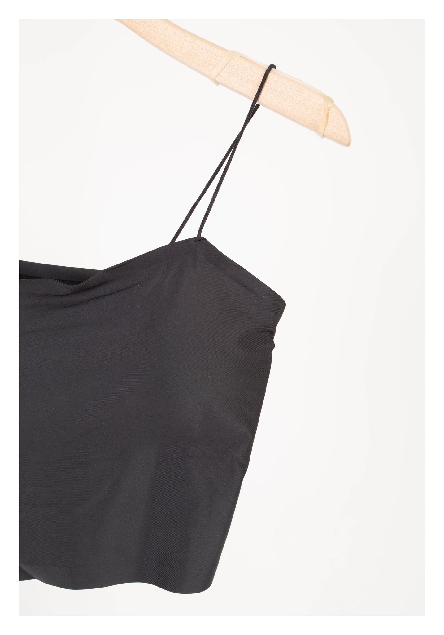 Flat Collar Super Cool Bra Top Black
