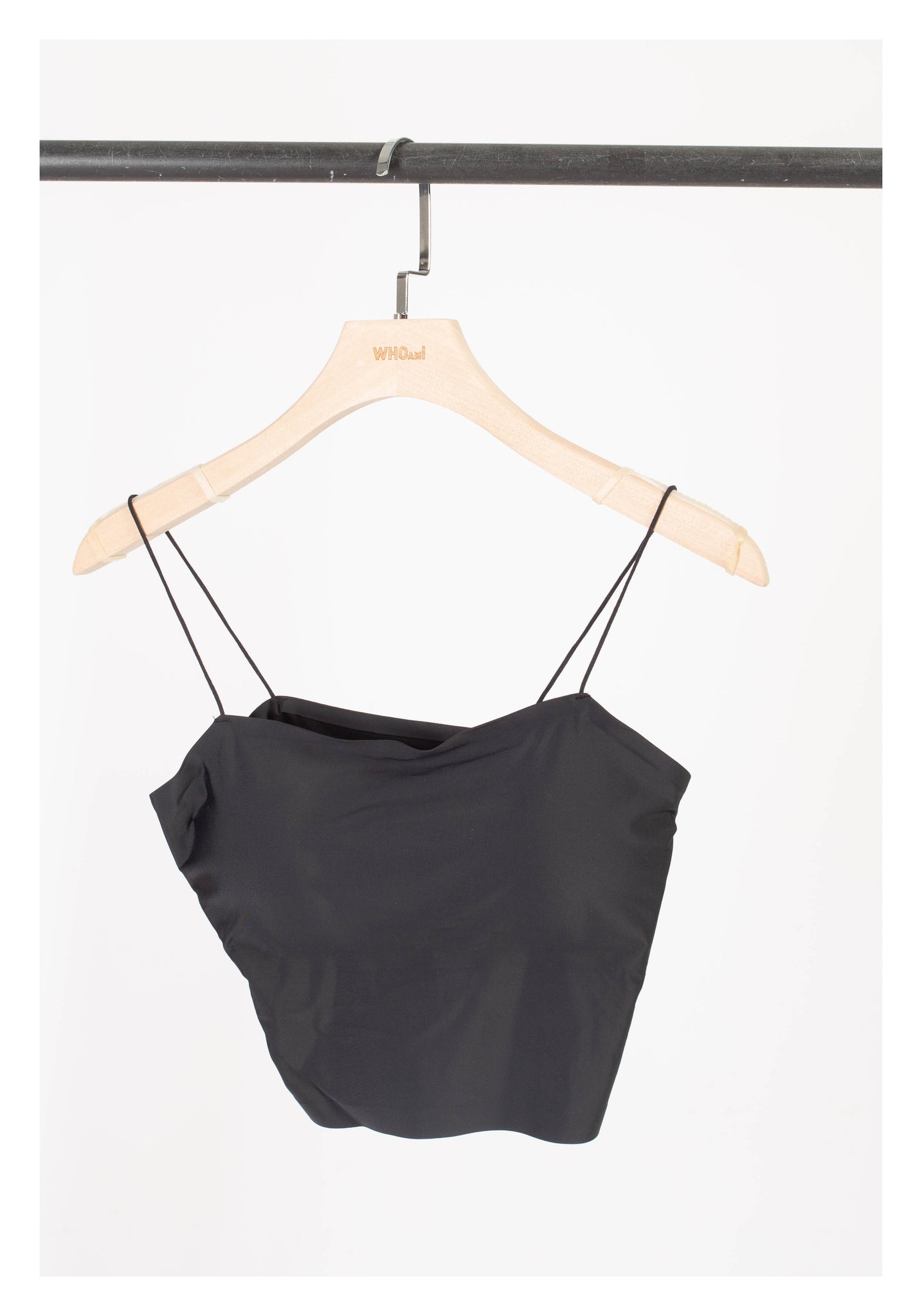 Flat Collar Super Cool Bra Top Black