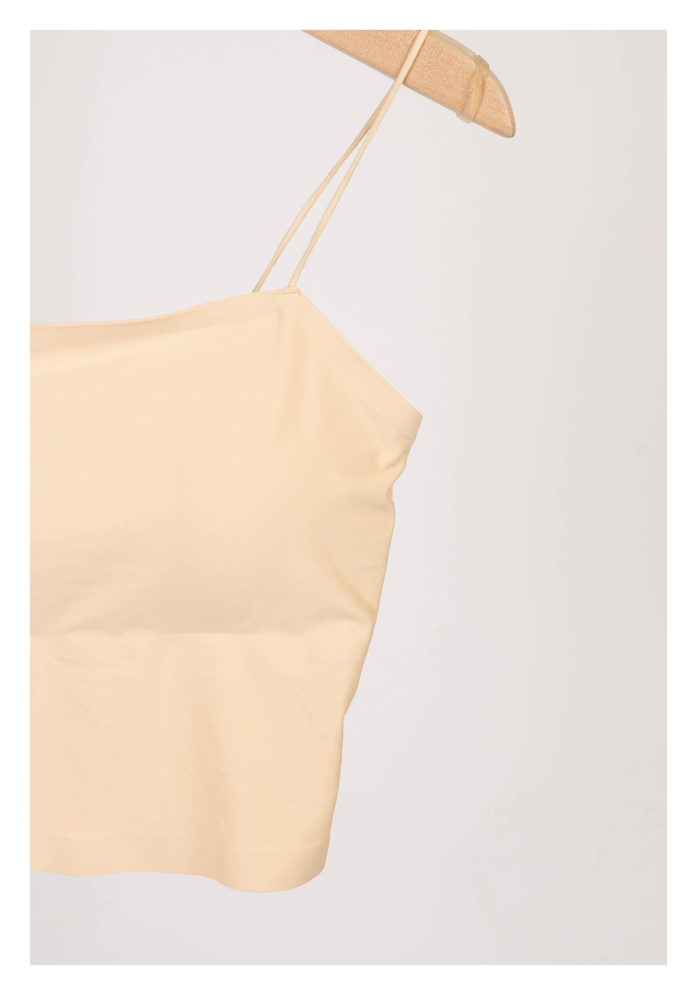 Flat Collar Super Cool Bra Top Nude