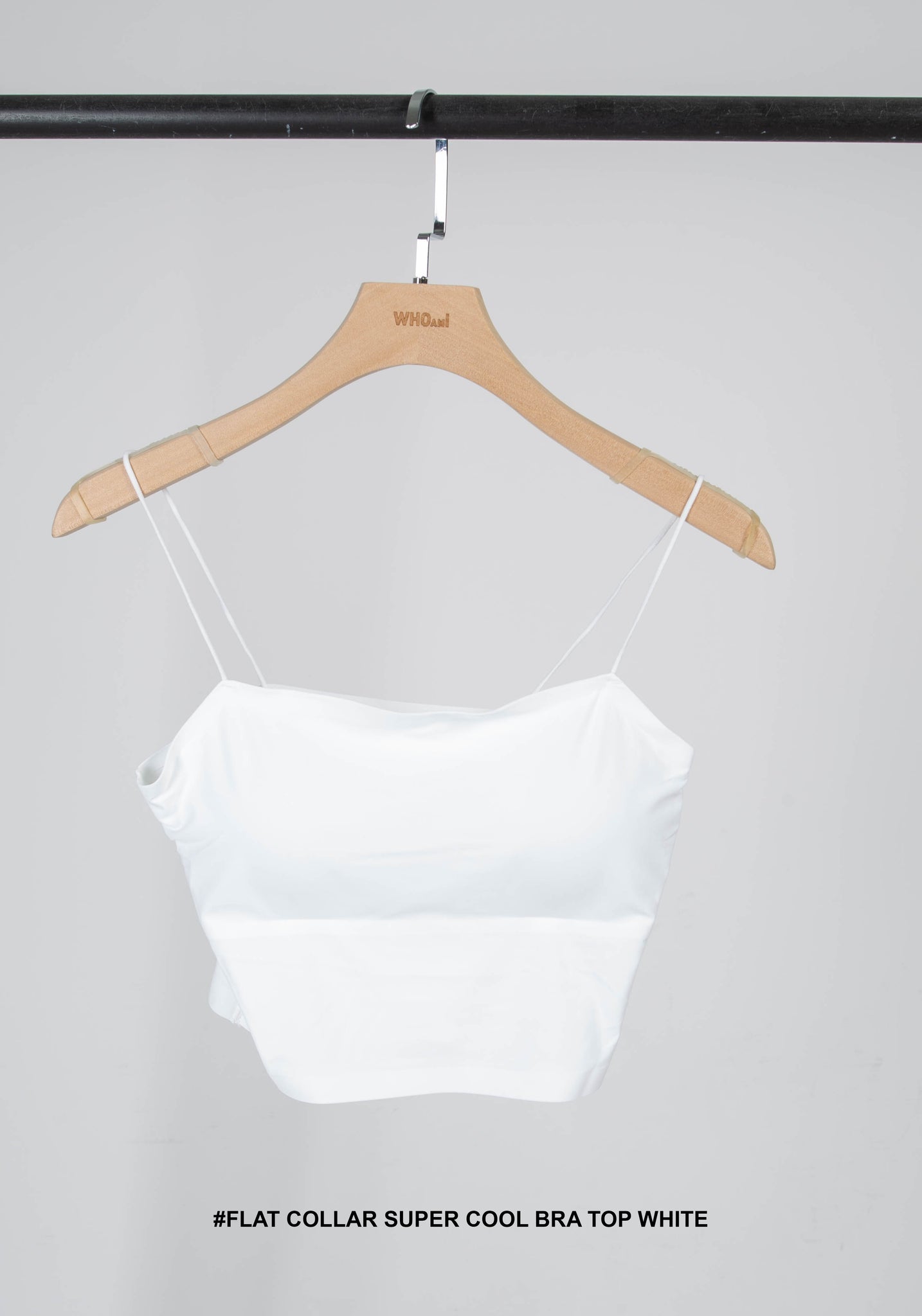Flat Collar Super Cool Bra Top White