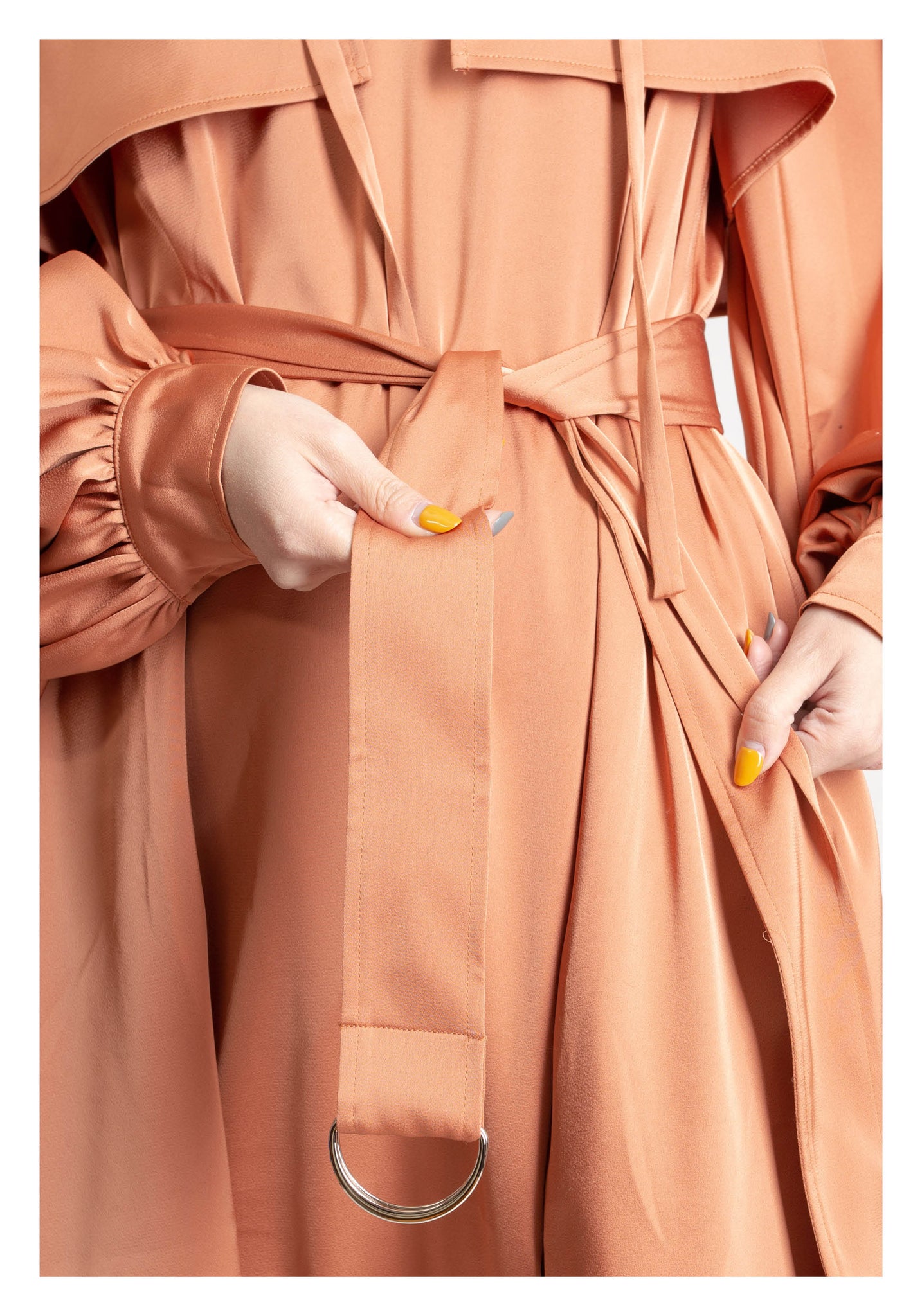 Empowerment Dress Golden Peach - whoami