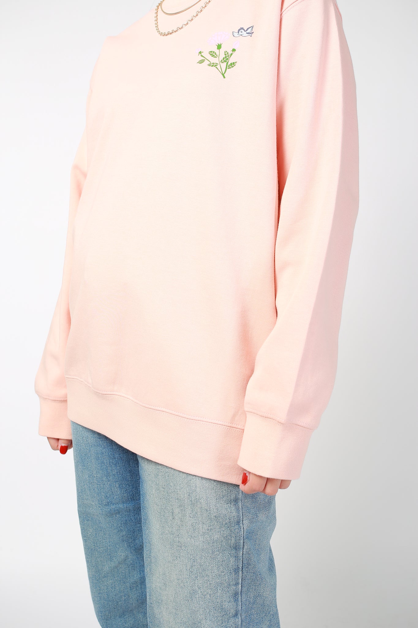 1537 Flower Aurore Sweater Pink