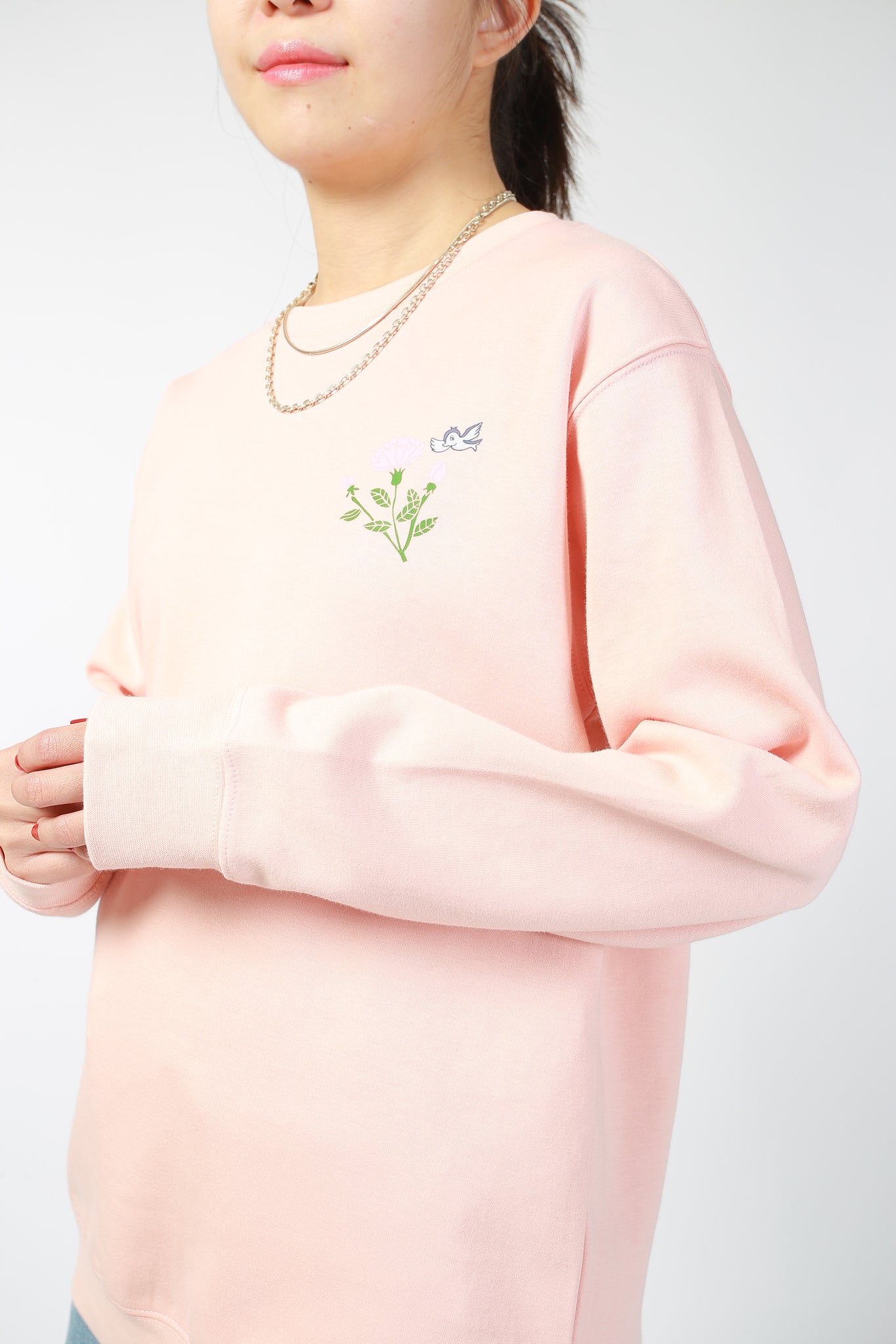 1537 Flower Aurore Sweater Pink