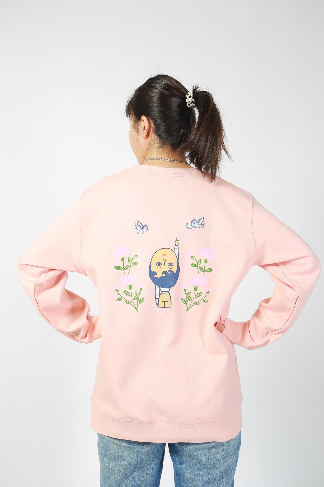 1537 Flower Aurore Sweater Pink