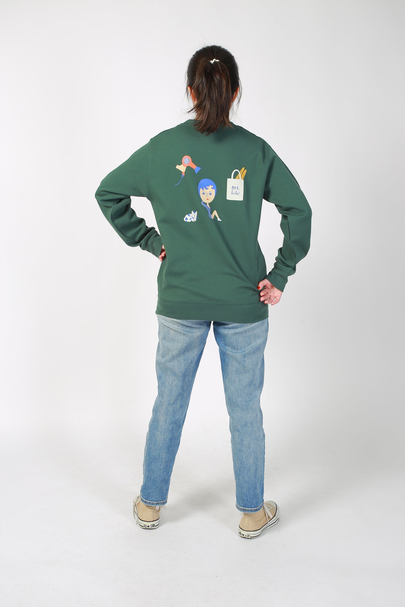 1537 Book Aurore Sweater Dark Green