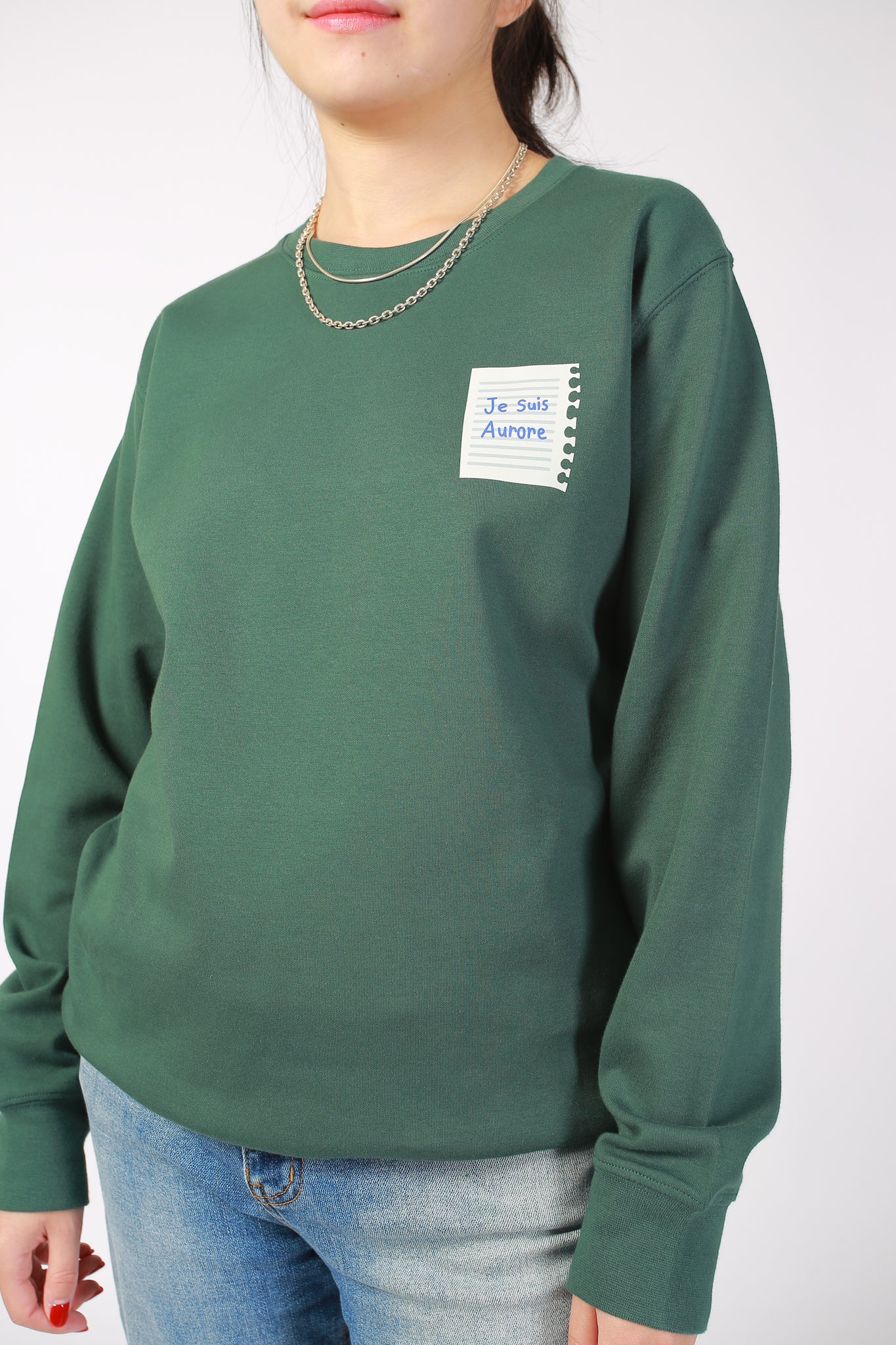 1537 Book Aurore Sweater Dark Green