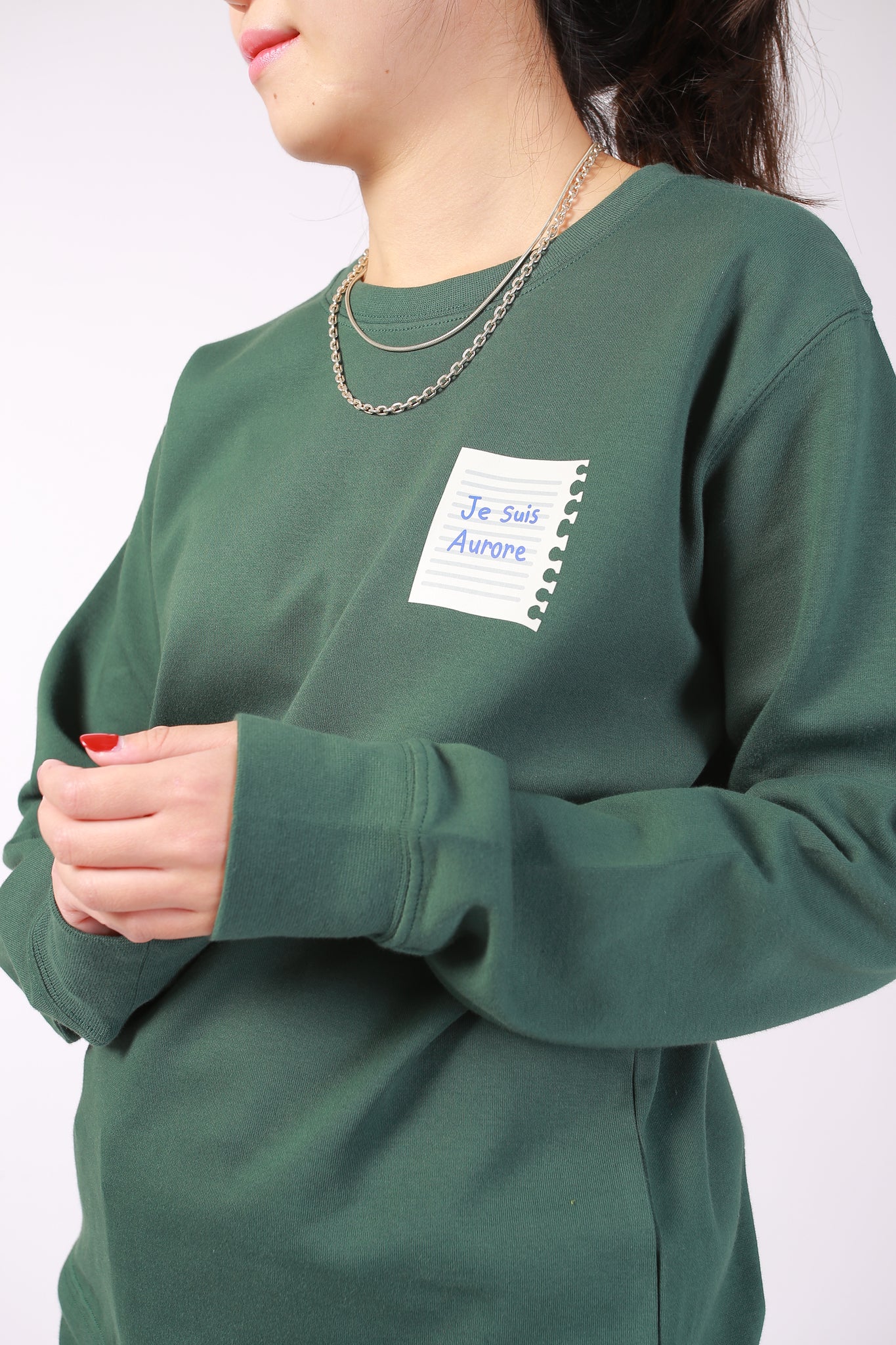 1537 Book Aurore Sweater Dark Green