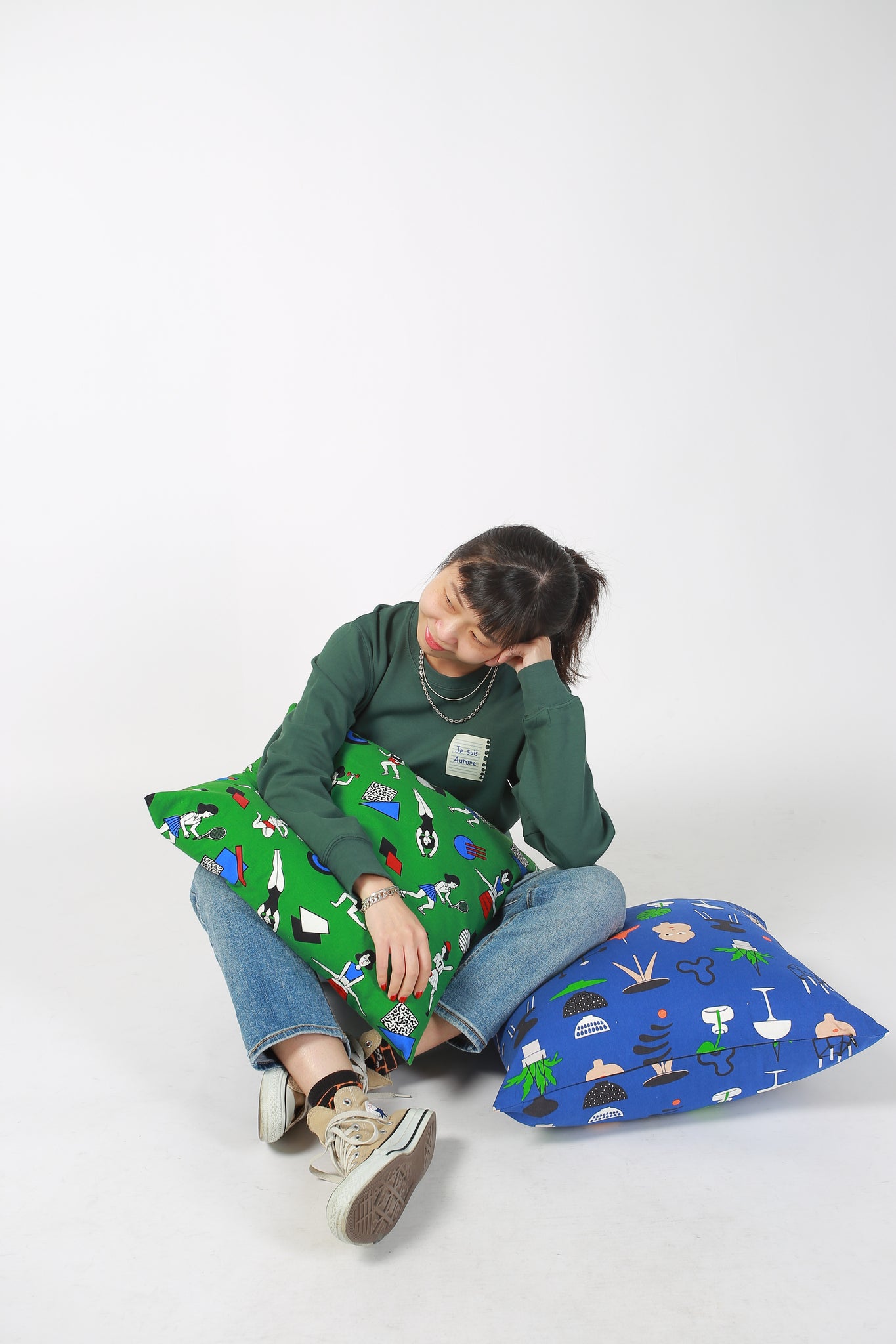 1537 Book Aurore Sweater Dark Green