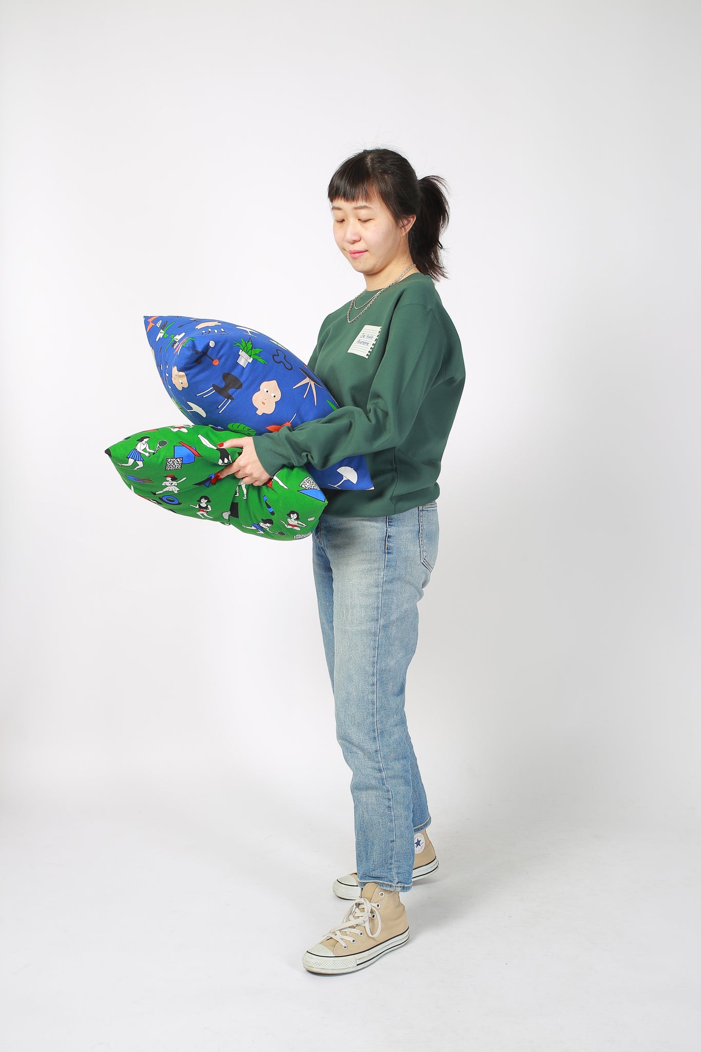 1537 Book Aurore Sweater Dark Green