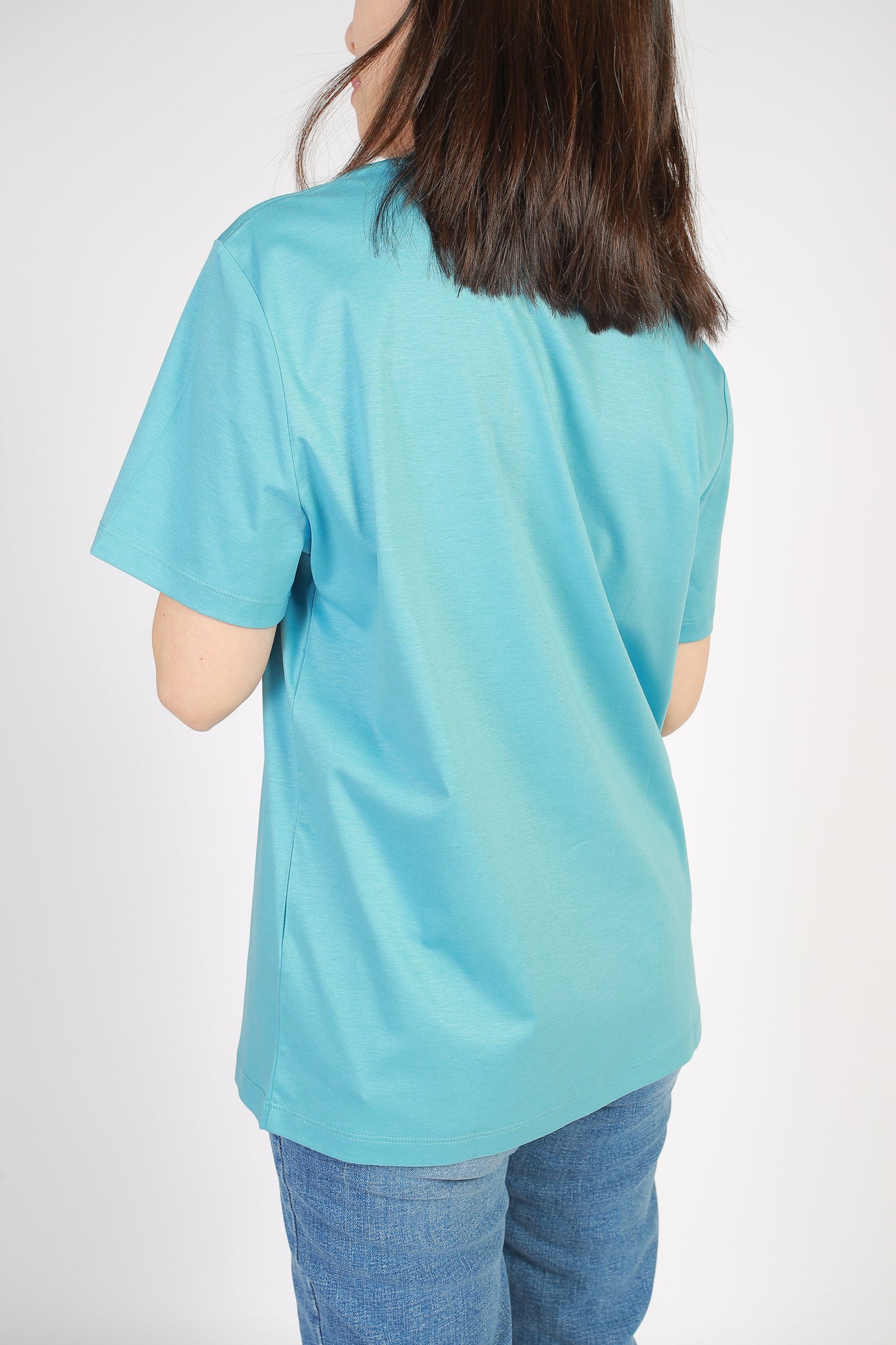 2022 Must Buy Silk Crew Neck Tee