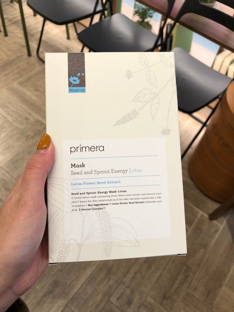 Primera Seed and Sprout Energy Lotus Paper Mask x 10pcs (Hydrating) - whoami
